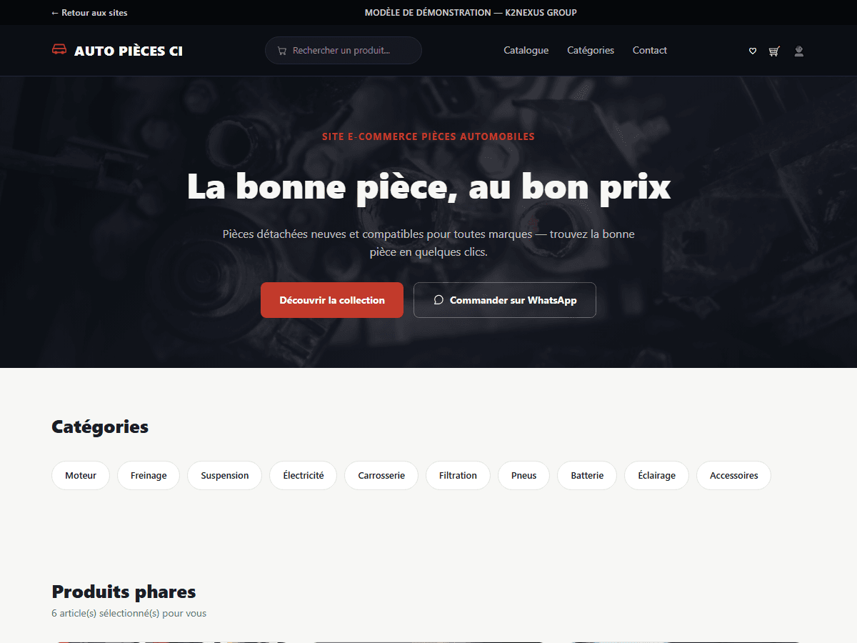 AUTO PIÈCES CI