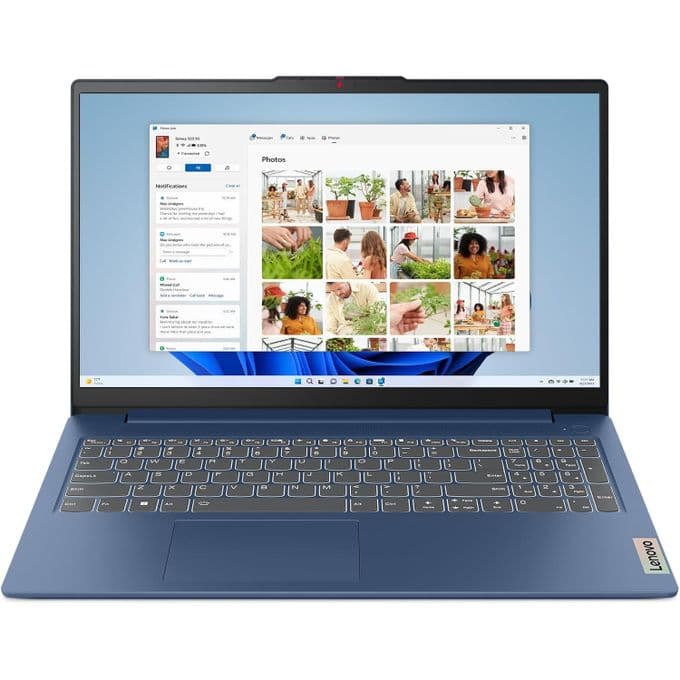 Lenovo Laptop Ideapad Slim 3 - 15AMN8 - Ryzen 3 7320U - 2.4GHz - 8GB - 512GB SSD - 15.6" - (Core i3 equivalent) - Abyss Blue - Webcam - WiFi - AZERTY - Bluetooth